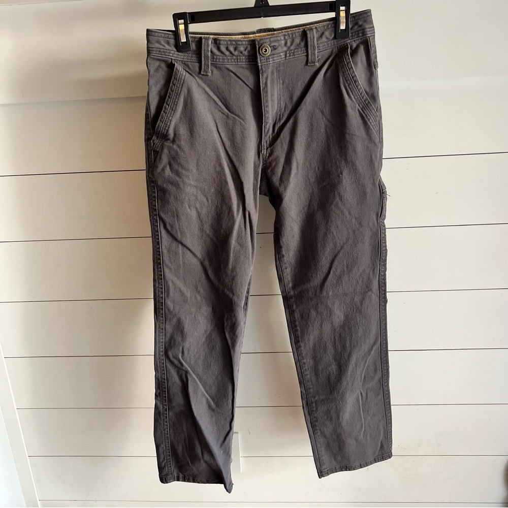 Legendary Whitetails Outfitters Men's Gray Utility Canvas Pants Size 30x30